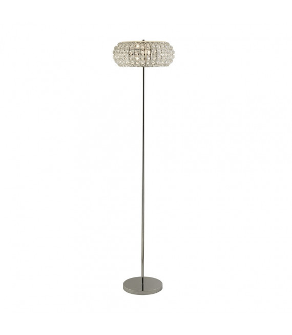 Lampada di design Marilyn Mild Steel Chrome 3 lampadine 151cm