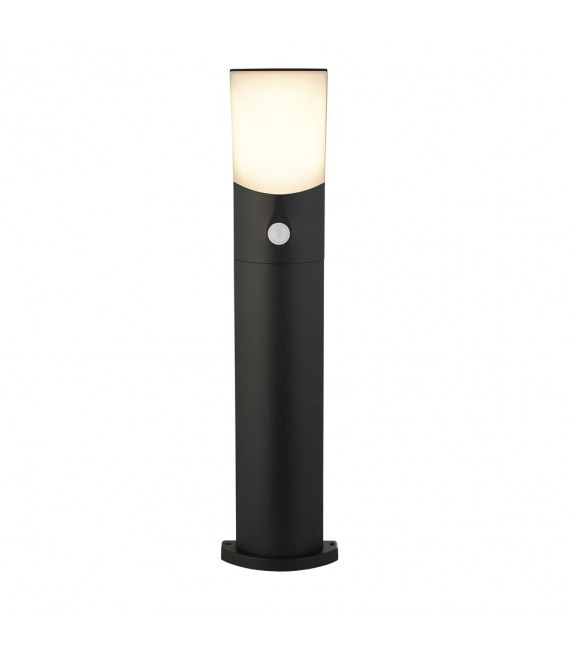 Borne de jardin Copenhagen Plastique,moulage Aluminium en métal Noir, blanc opale