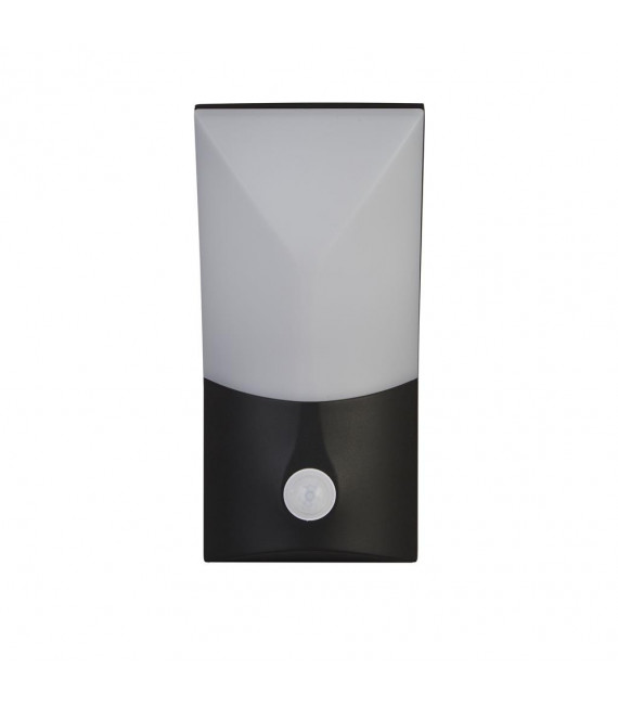 Lámpara de pared moderna Copenhagen Plástico, fundición de aluminio negro, blanco opalino