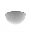Applique murale Bisquitte Feuille d'argent 1 ampoule 11cm
