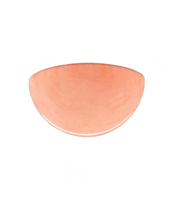 Applique murale Bisquitte Feuille de cuivre 1 ampoule 11cm