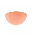 Applique murale Bisquitte Feuille de cuivre 1 ampoule 11cm