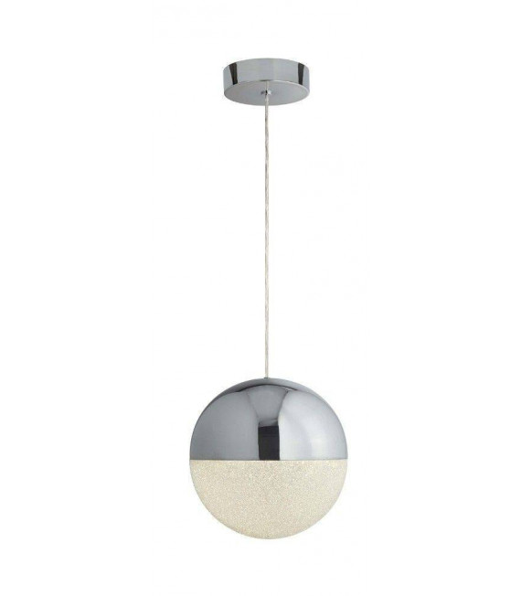 Lampada a sospensione Marmi 1 lampadina Metallo Cromo