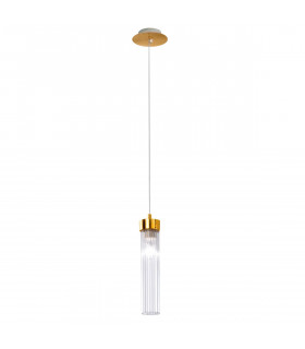 Lámpara colgante de diseño Raggio Pan de oro 1 bombilla 28cm