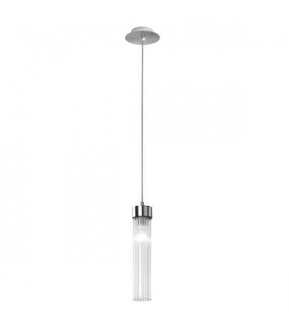 Raggio Designer-Pendelleuchte Blattsilber 1 Glühbirne 28cm