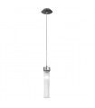 Design suspension Raggio Brown brushed 1 bulb 28cm
