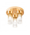 Plafonnier Giro Feuille d'or 3 ampoules 21,5cm