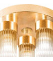 Plafonnier Giro Feuille d'or 3 ampoules 21,5cm