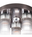 Plafonnier Giro Brun brossé 3 ampoules 21,5cm