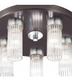 Plafonnier Giro 5 ampoules Brun brossé