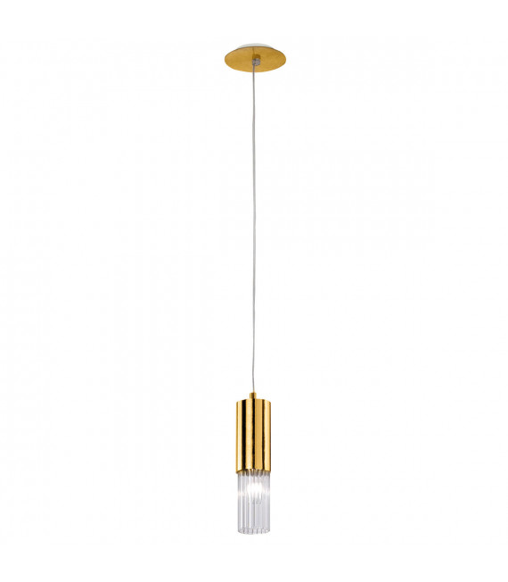 Sospensione di design Giro 1 lampadina Foglia oro