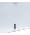 Design suspension Giro 1 bulb Silver leaf