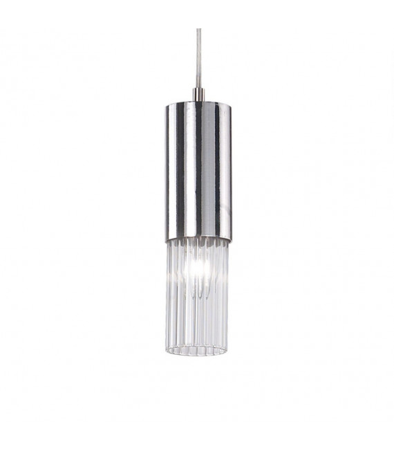 Design suspension Giro 1 bulb Silver leaf