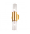 Applique murale Giro Feuille d'or 2 ampoules 36cm