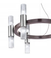 Applique murale Giro 12 ampoules Brun brossé