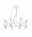 Giro 16-light gold leaf wall light
