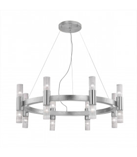 Giro 16-Light Silver Leaf Wall Sconce