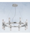 Giro 16-Light Silver Leaf Wall Sconce