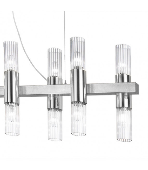 Suspension Giro 16 ampoules Feuille d'or
