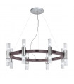 Giro 16-light wall light Brushed brown