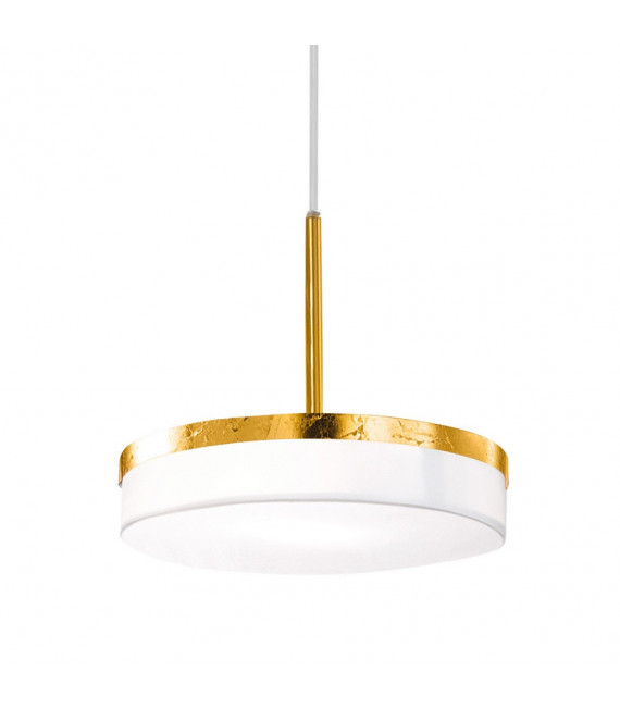 Solis pendant lamp 1 bulb gold leaf