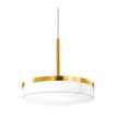 Solis pendant lamp 1 bulb gold leaf