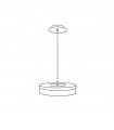 Suspension Solis 1 ampoule Feuille d'or