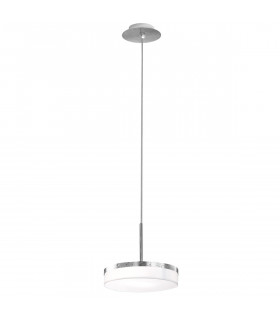 Suspension Solis 1 ampoule Feuille d'argent
