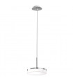 Suspension Solis 1 ampoule Feuille d'argent