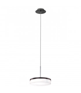 Lampada a sospensione Solis 1 lampadina Marrone spazzolato