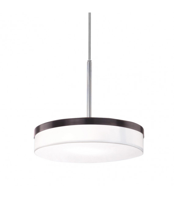 Lampada a sospensione Solis 1 lampadina Marrone spazzolato
