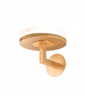Applique Solis Foglia oro 1 lampadina 20cm