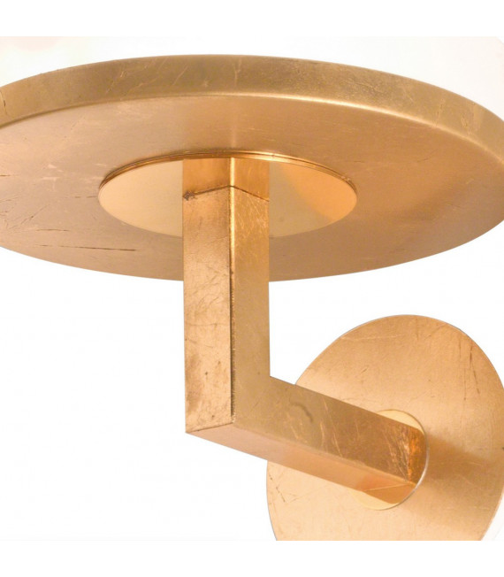 Aplique Solis Pan de Oro 1 bombilla 20cm