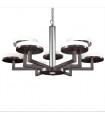 Solis pendant light 10 bulbs Brushed brown