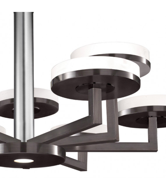 Solis pendant light 10 bulbs Brushed brown