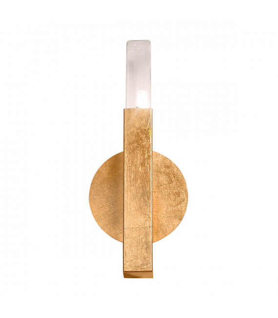 Wall light Spigolo Gold leaf 1 bulb 29.5cm