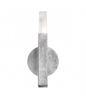 Wandleuchte Spigolo Blattsilber 1 Glühbirne 29,5cm