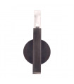 Applique murale Spigolo Brun brossé 1 ampoule 29,5cm