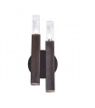 Wall light Spigolo Brushed brown 2 bulbs 32.5cm
