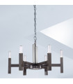 Spigolo suspension Brushed brown 6 bulbs 61.4cm