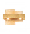 Wall light Rettangolo Gold leaf 2 bulbs 24cm