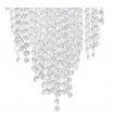 Plafonnier Design Fonte 4 ampoules Or