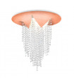 Plafonnier Design Fonte 4 ampoules Cuivre