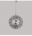 Plafonnier LED intégré Galaxy Aluminium,acier doux Chrome 44 Cm