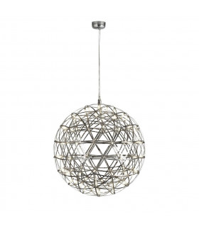 Plafonnier LED intégré Galaxy Aluminium,acier doux Chrome 64 Cm