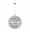 Plafonnier LED intégré Galaxy Aluminium,acier doux Chrome 64 Cm
