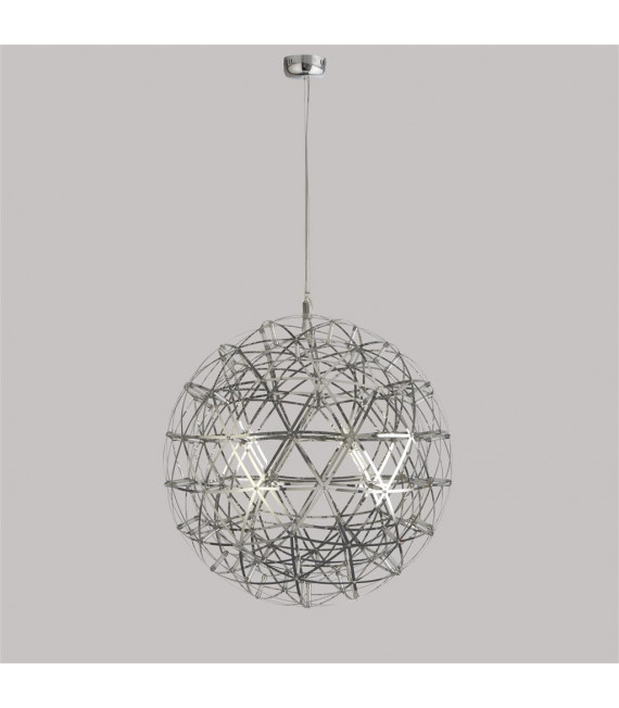 Plafonnier LED intégré Galaxy Aluminium,acier doux Chrome 64 Cm