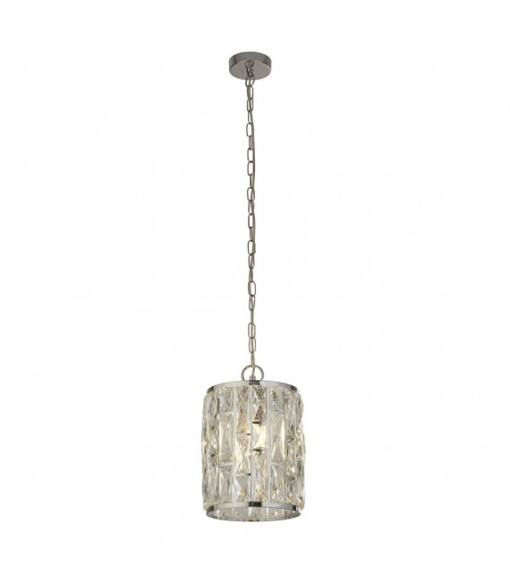 Jewel Pendelleuchte Stahl Chrom 1 Glühbirne 31cm