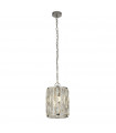 Suspension Bijou Acier doux Chrome 1 ampoule 31cm