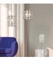 Suspension Bijou Acier doux Chrome 1 ampoule 31cm